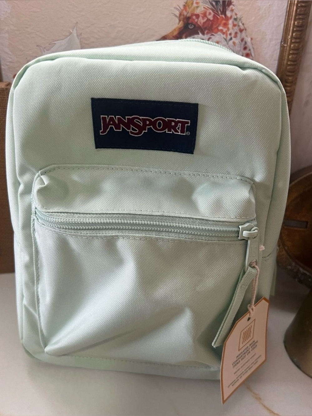 Jansport Mini lunch bag in Mint Green